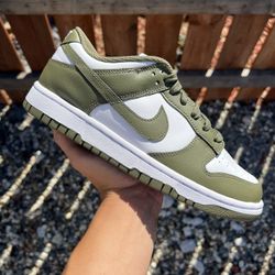 Nike Dunk Low Medium Olive (Size 6.5, 7, 7.5)