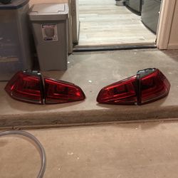 Vw Gti Mark 7 Stock Taillights.   With Harnesses 