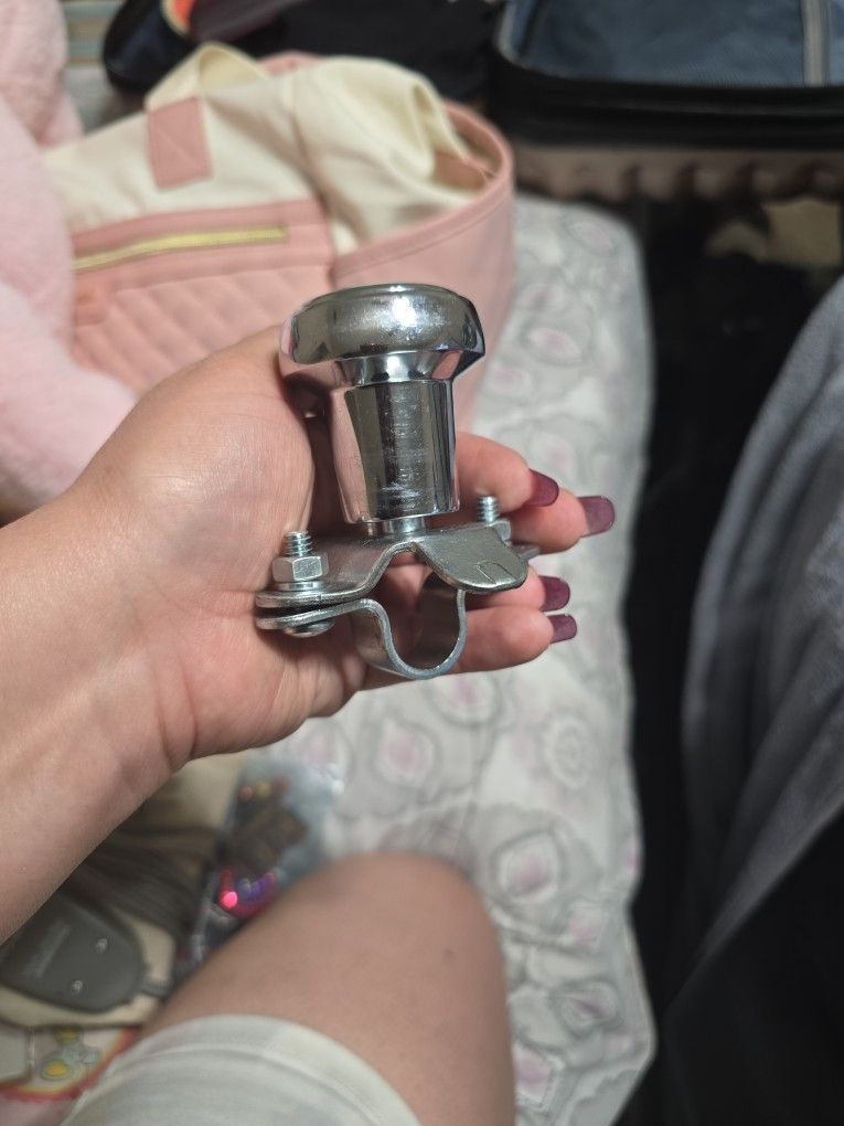 Chrome Steering Wheel Knob