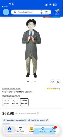 Corpse Bride Victor Men's Costume