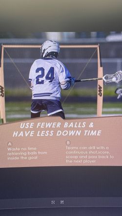 New Portable Lacrosse Goal