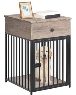 Dog crate furniture