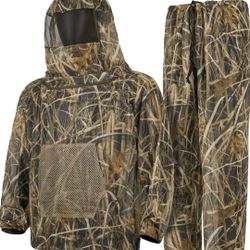 LOOGU Mosquito Suits, Net Bug Pants & Jacket Hood Sets - Ultra-fine Mesh - With Fishing, Hiking, Camping and Gardening