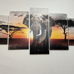 Elephant Canvas Wall Art 