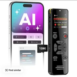 YIVIDA L359 AI Transcription & Summary Voice Recorder 128GB