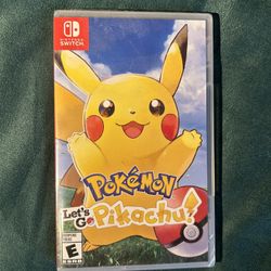 SWITCH GAME SEALED Pokémon Let’s Go Pikachu