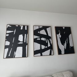 3 Pc Abstract Canvas 