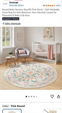 Cute whimsical round rug