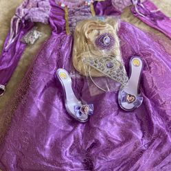 Purple Princess Dress With All The Accessories 