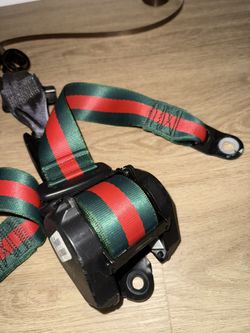Fiat 500 Gucci Rear Seat Belts Set OEM