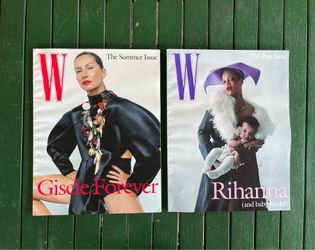 2 Brand new 2026 W Magazine, Rihanna & Gisele, summer & pop issues