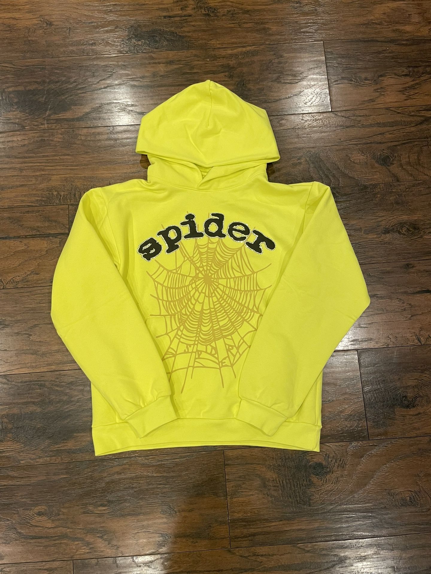 Yellow Sp5der Hoodie