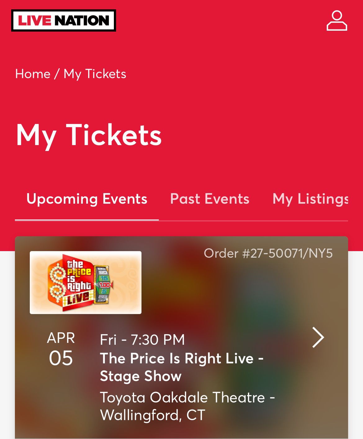Price Is Right Live Tickets 