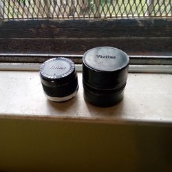 Vivitar Camera Lens With Leather Case 