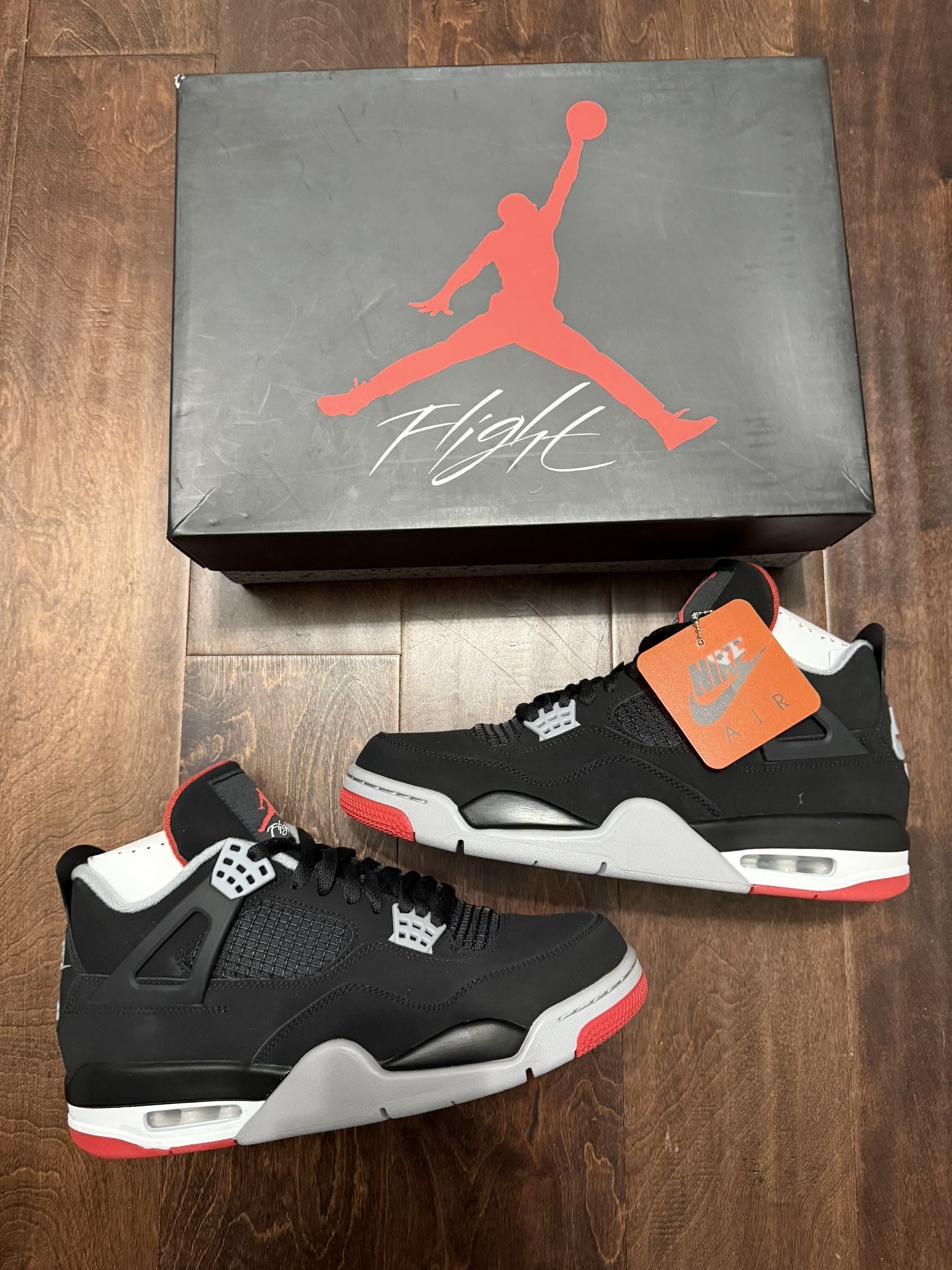 Jordan 4 Retro Bred (2019) Size 10