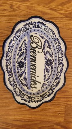 Handmade Talavera ceramic plaque