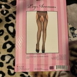 Rhinestone Fishnet Tights New 