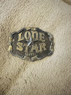 Belt Buckle Lone Star Beer