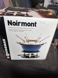 Swissmar: NoirMont - Fondue Pot (w All Parts And Skewers)