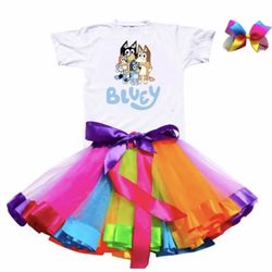 Bluey 6-T Party Outfit Party Set Tutu Outfit