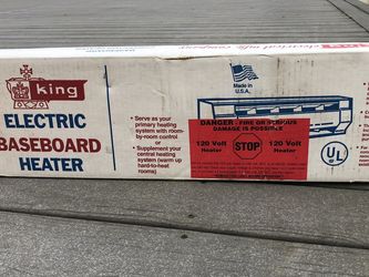 KING Electric Baseboard Heater NEW