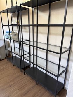 Glass shelves