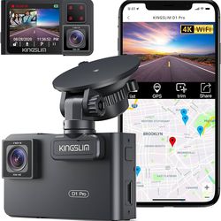 Kingslim D1 pro Dual Dash Camera 4K