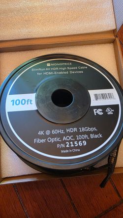 100 ft 4k HDMI cable