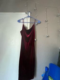Burgundy mini Dress