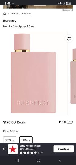Burberry her perfume