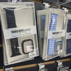 Watch band cover and Strap new for all models many colors available @ 12811 N Nebraska Ave Tampa, 33612