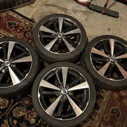 4X Subaru OEM wheels 5x100 bolt pattern 18” (7.5” W) incl. BF Goodrich tires