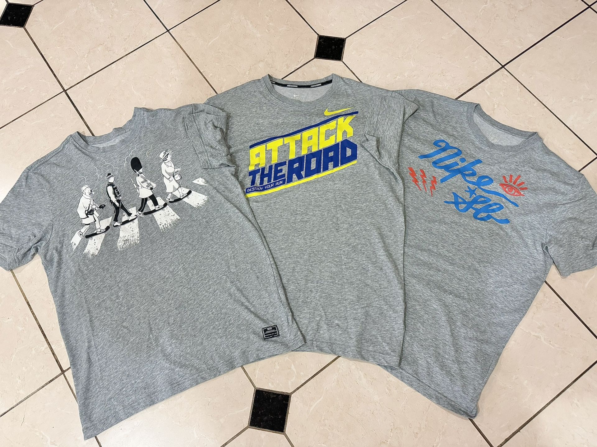 3 NIKE DRI-FIT MENS T-SHIRTS