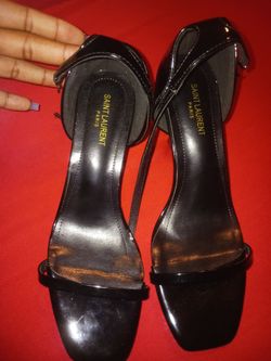 YSL BLACK HEELS