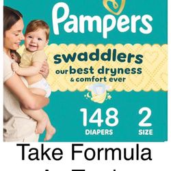 Pampers Swaddlers Size 2- Pañales- Diapers 