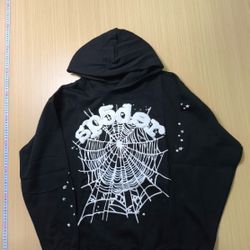 Black And White Sp5der Hoodie