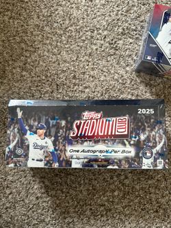Topps 2025 stadium club hobby box baseball
