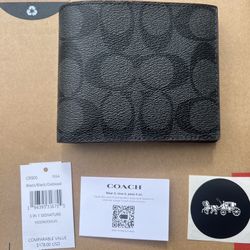Coach 3 In 1 Signature Wallet