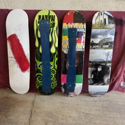 Skateboards X 4