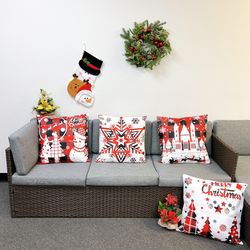 Christmas Throw pillow cover 20×20 4pc