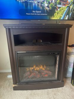 Fireplace TV Stand (Used and Working) Heater