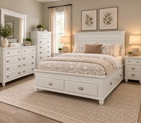 King bedroom set (FREE 24H DELIVERY AND SETUP)