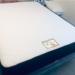 Queen Size Mattress 12”thick  With Box Spring Brand New Delivery Available 