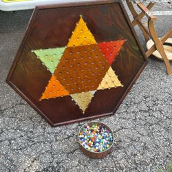  Chinese Checkers With Marbles 