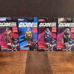 G.I. Joe Collectible Action  Lot, 4 Items Included 