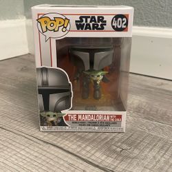 The Mandalorian With The Child, Funko Pop#402