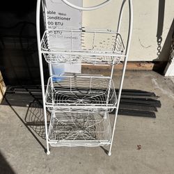 3 Tier Collapsible Metal Shelf