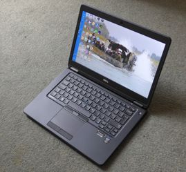Dell 14" laptop- i7(5600 cpu)2.2ghz,8gigs,500hd,hdmi,webcam,