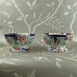Ironstone Pedestal Bowls