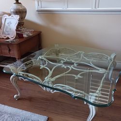 Glass Top Coffee Table 